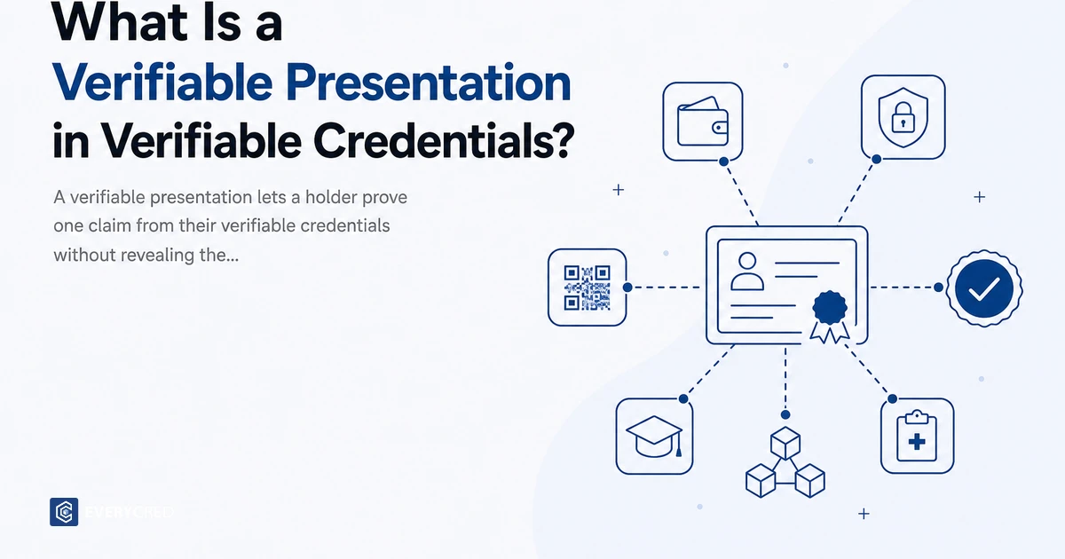 What Is a Verifiable Presentation in Verifiable Credentials?